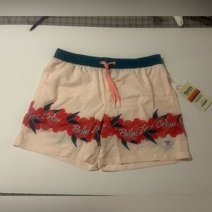 Duvin X Palm Tree Crew PTC Swim Trunks Medium